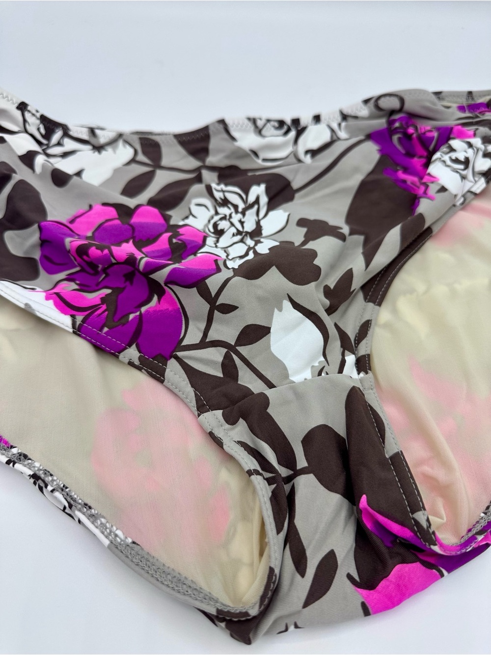Fantasie Purple Floral Swim Bottom Size XL (1306) - Picture 2 of 3